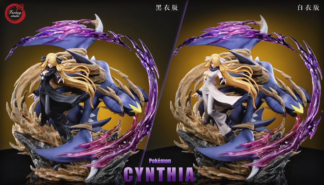  Cynthia & Garchomp - Pokemon - Fantasy studio 