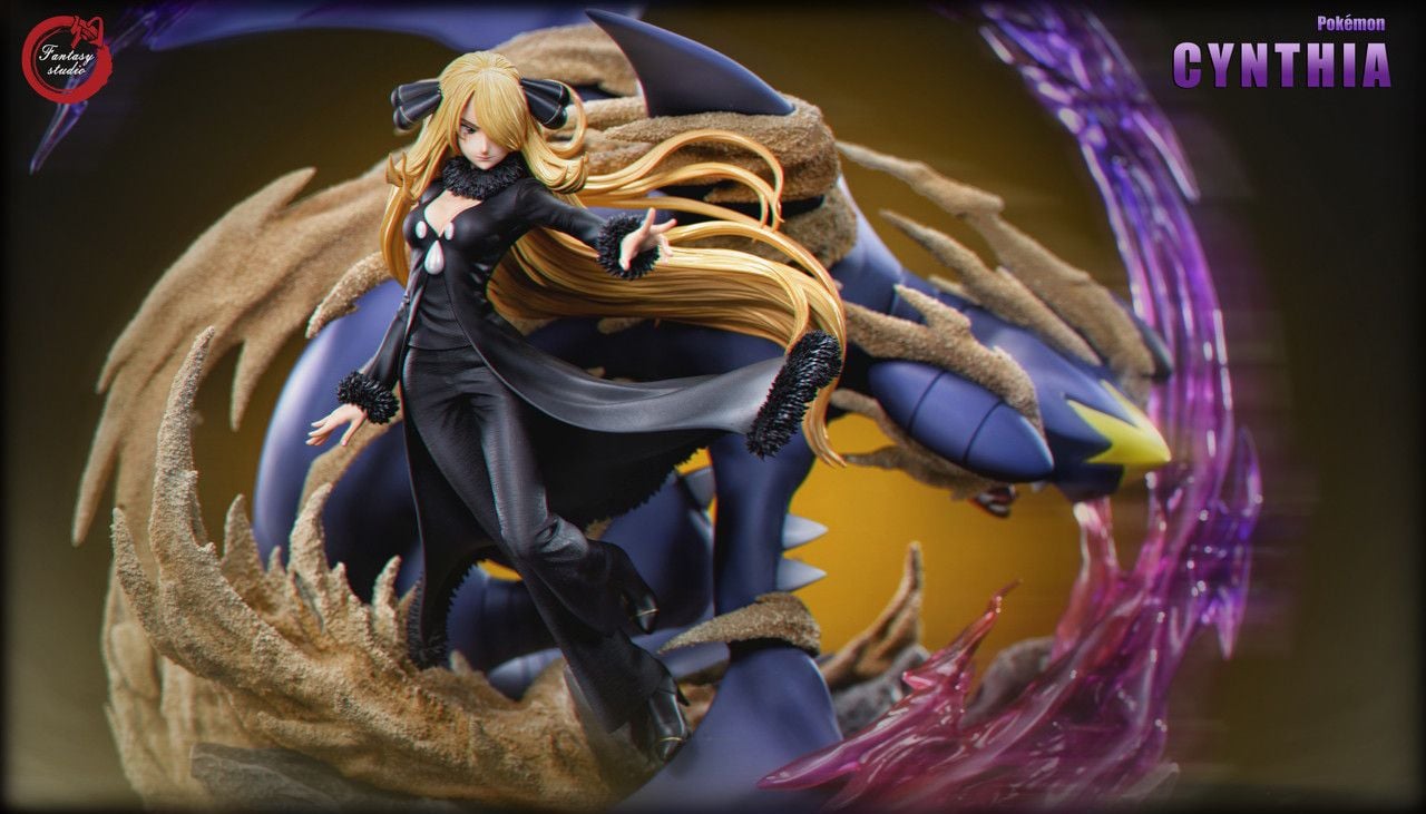  Cynthia & Garchomp - Pokemon - Fantasy studio 