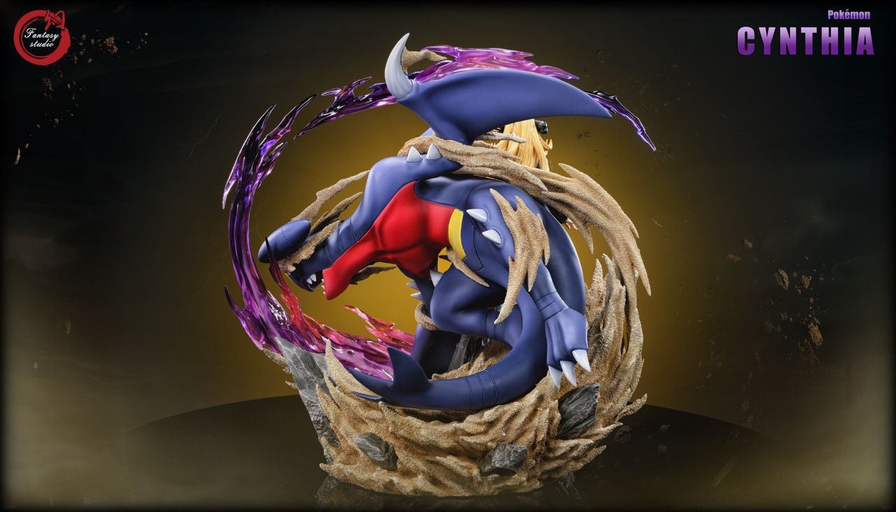  Cynthia & Garchomp - Pokemon - Fantasy studio 