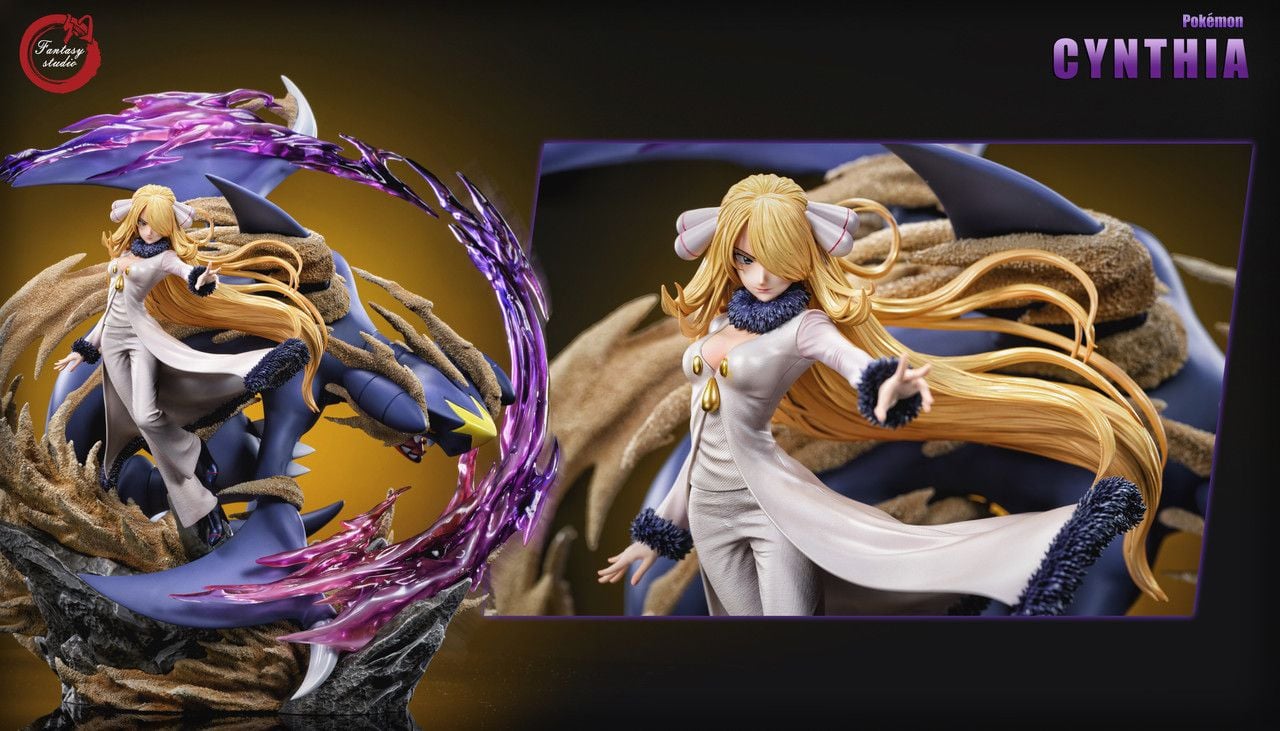  Cynthia & Garchomp - Pokemon - Fantasy studio 