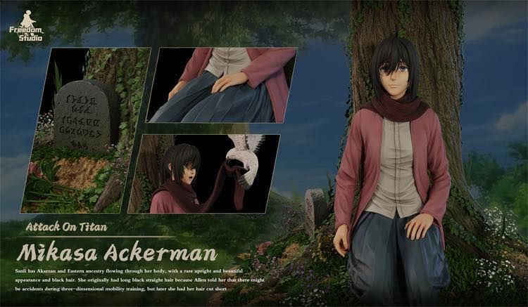  Mikasa - Attack on Titan final season - Freedom Studio 