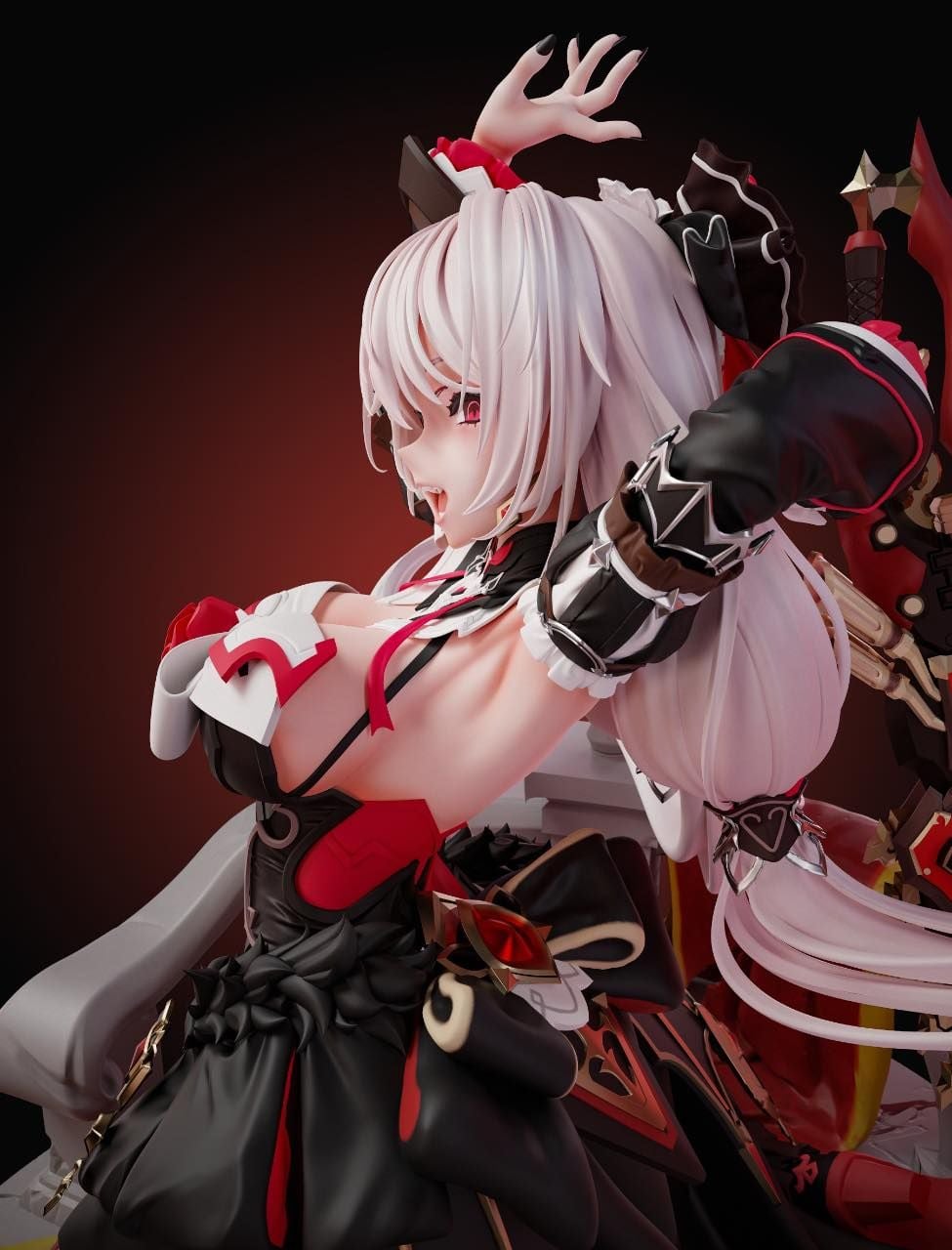  Luna Vow: Crimson Love  - Honkai Impact 3rd R18 - Arctic Wolf Studio 
