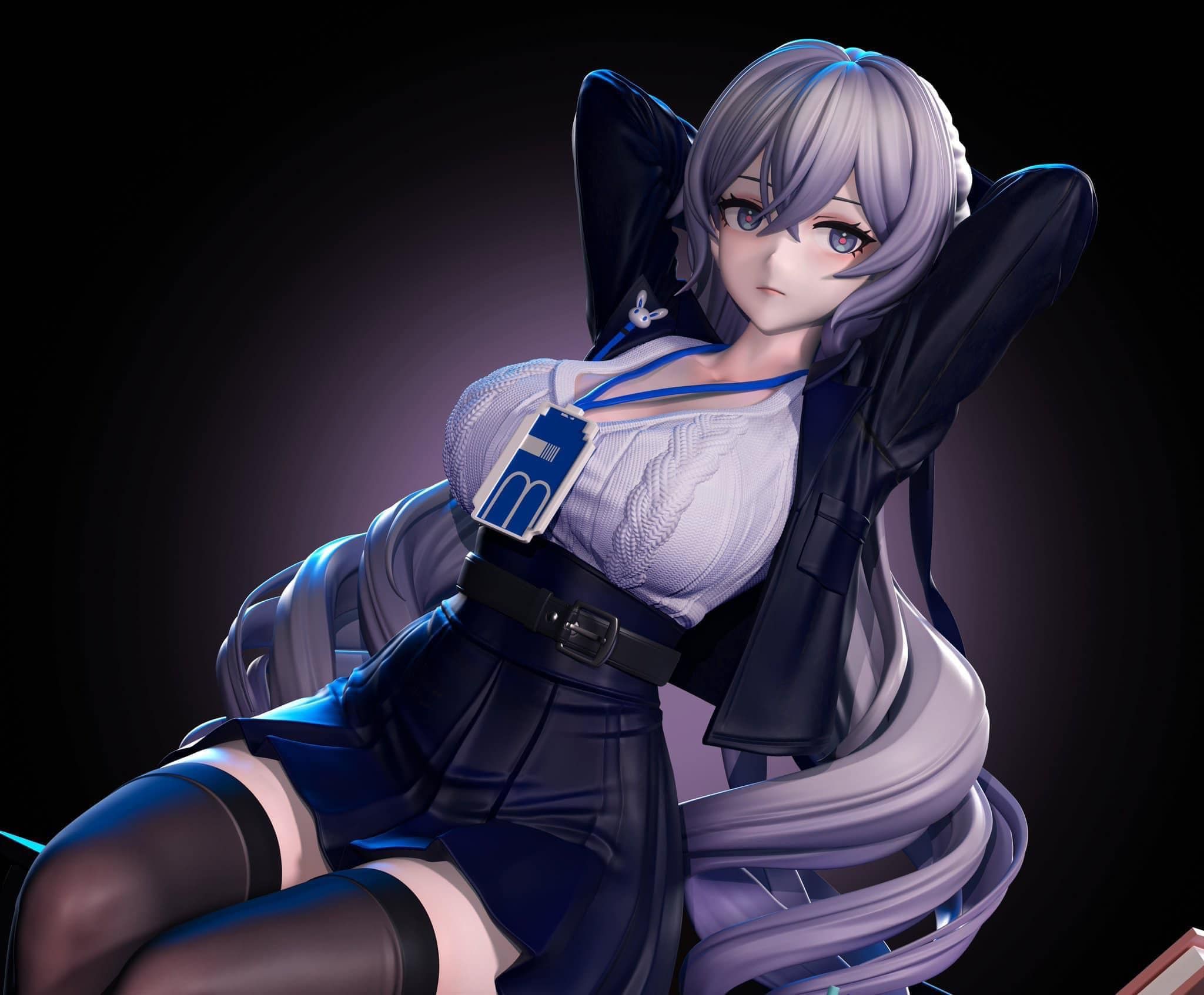  Bronya Zaychik - Honkai Impact 3 R18 - Lou Lan Studio 