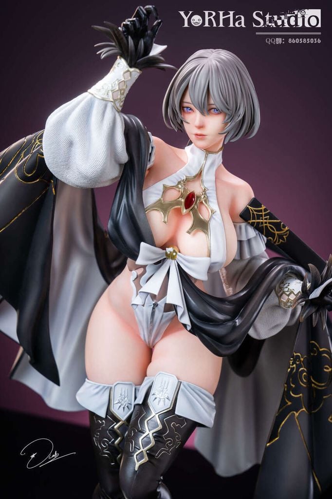  Caster 2B illustration by Dishwashers 1910 - Nier Automata R18  - YorHa Studio 