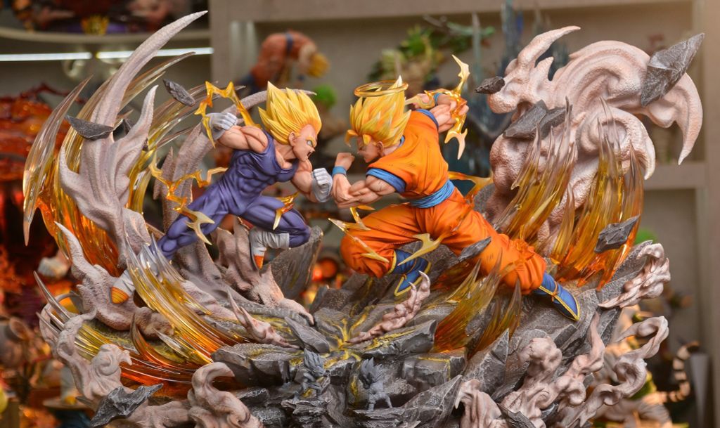  Goku vs Vegeta - Dragon Ball - WL Studio 