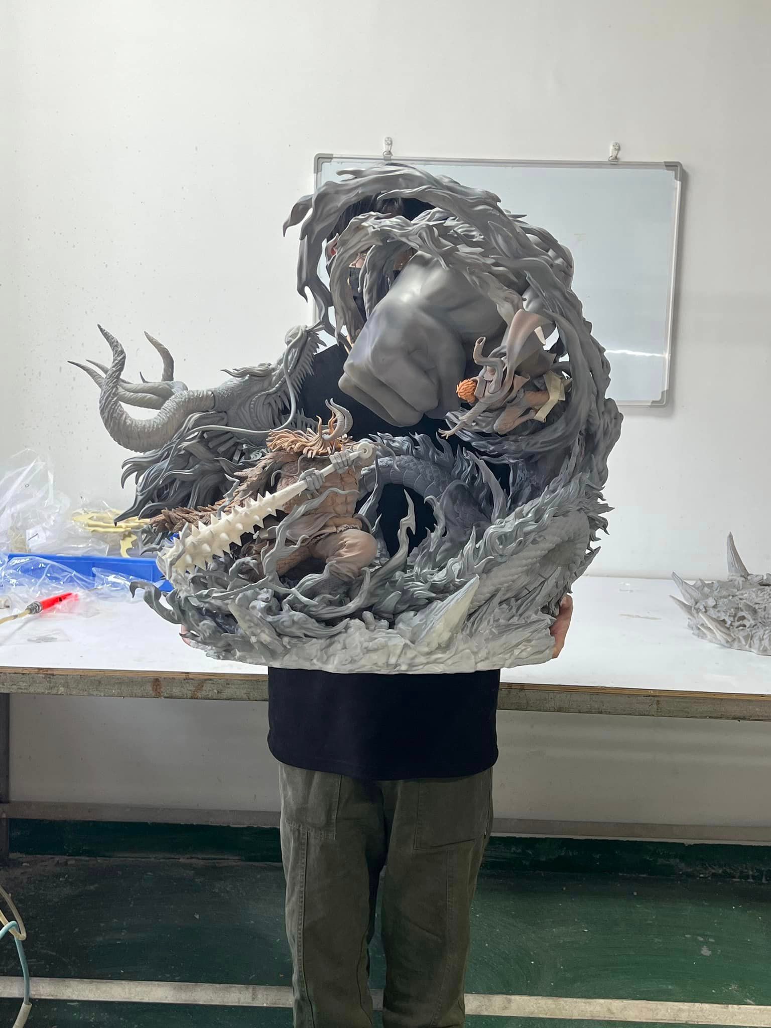  Kaido vs Luffy - One Piece - Ventus Studio 