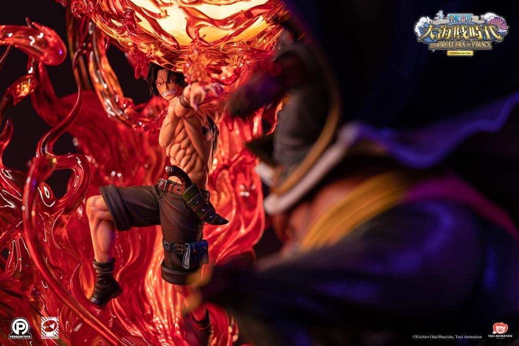  Ace VS Teach - One Piece ( Licensed ) - Penguin Toys & Limit Studios 