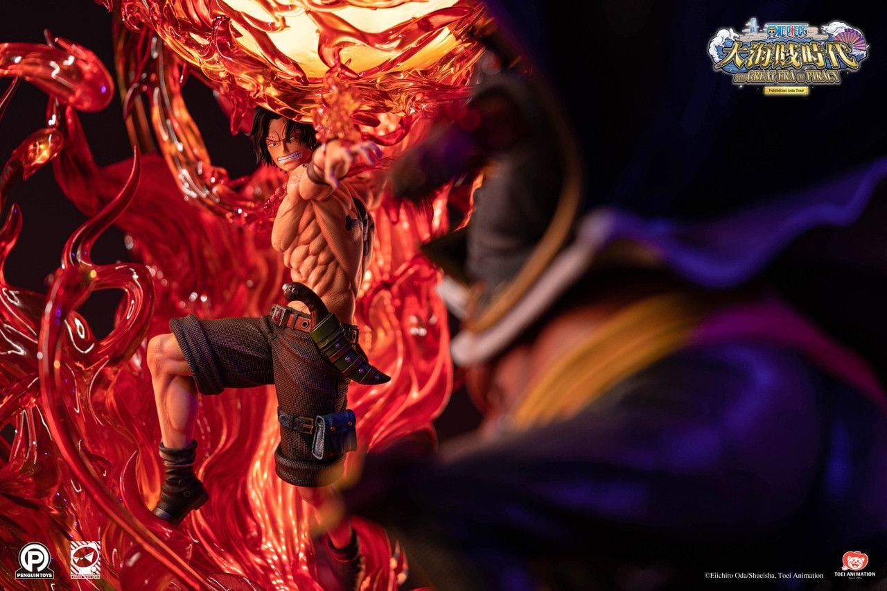  Ace VS Teach - One Piece ( Licensed ) - Penguin Toys & Limit Studios 