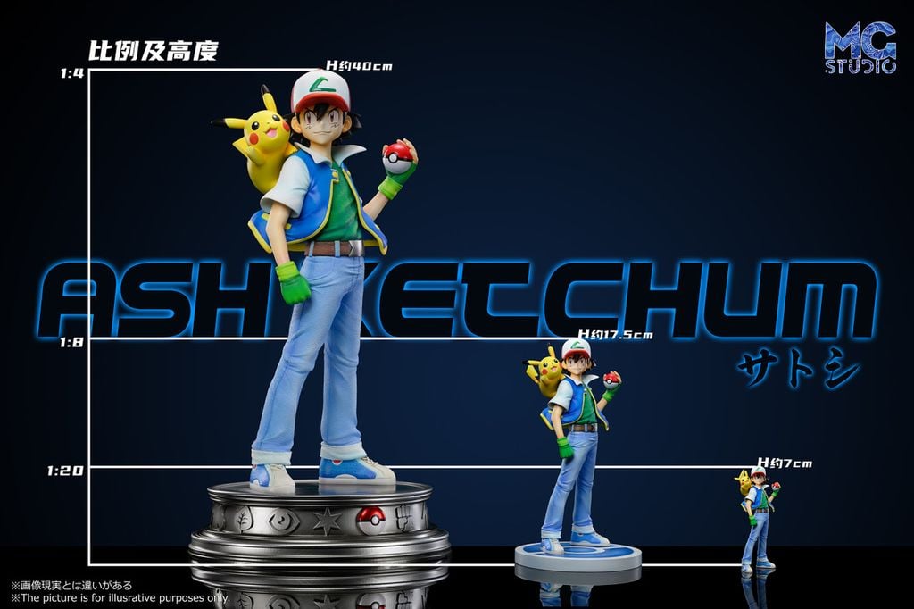  Ash Ketchum - Pokemon - MG Studio 