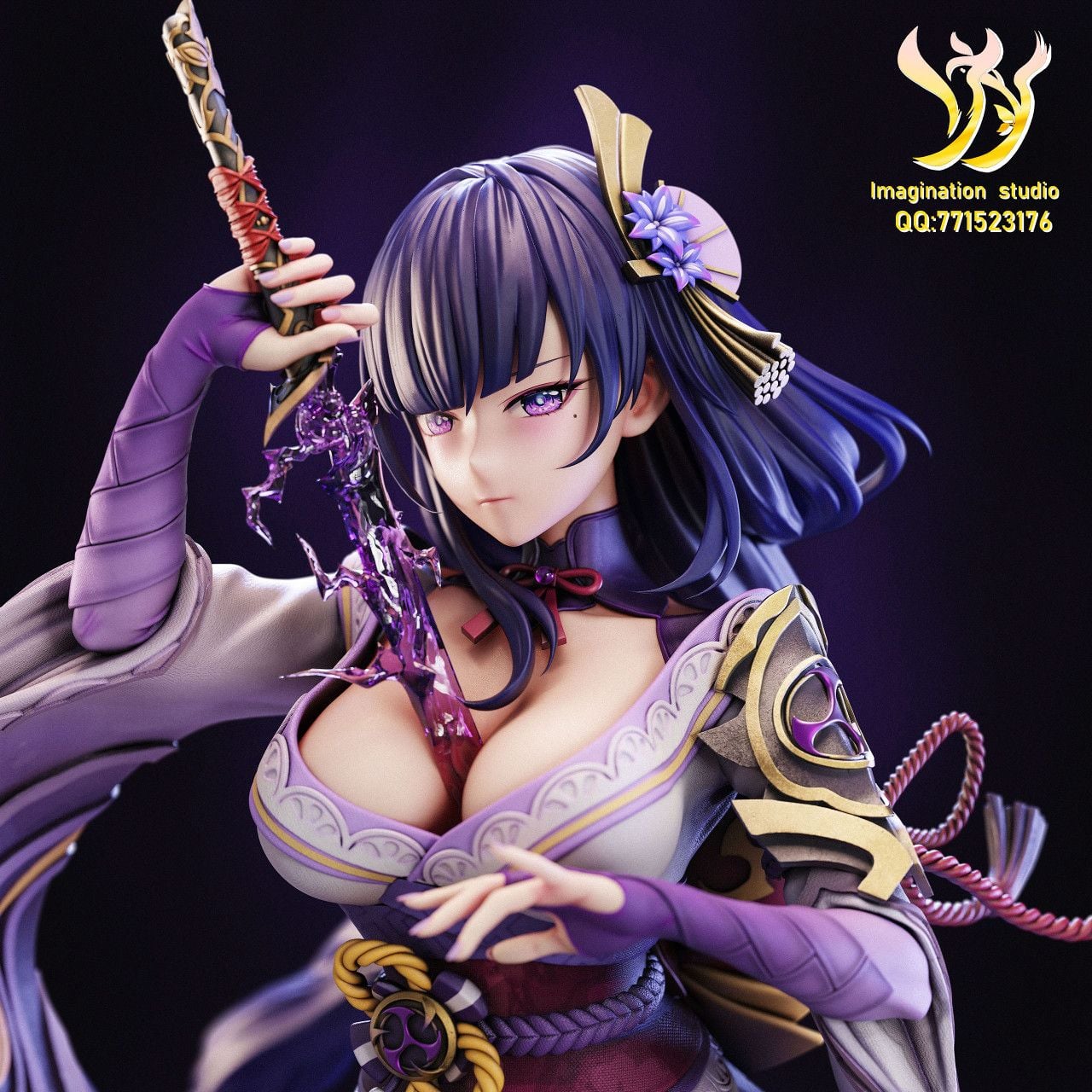  Raiden Shogun & Yae Miko - Genshin Impact R18 - YY Studio 