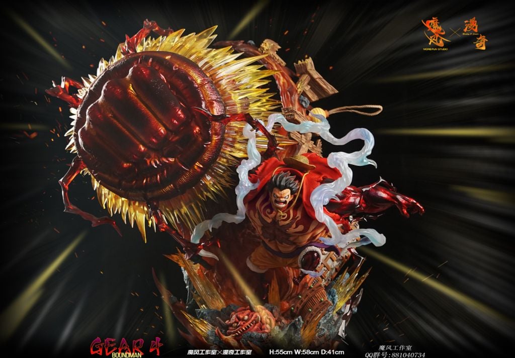  Luffy Gear 4 - One Piece - More Fun x Monkey D Studio 