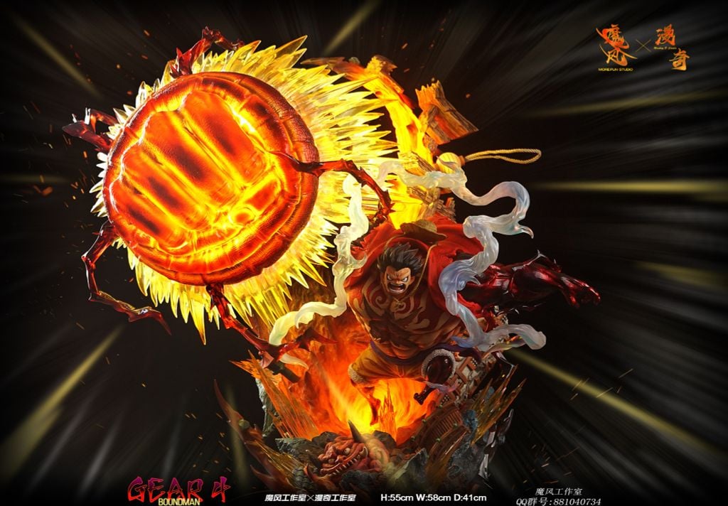  Luffy Gear 4 - One Piece - More Fun x Monkey D Studio 