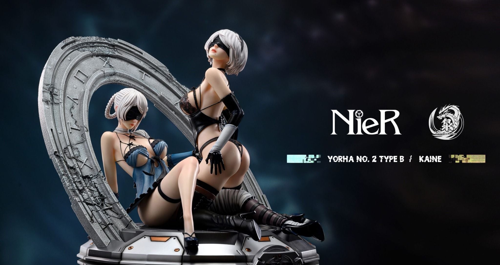  2B & Kaine - Nier Automata R18 - Long Quan Studio 