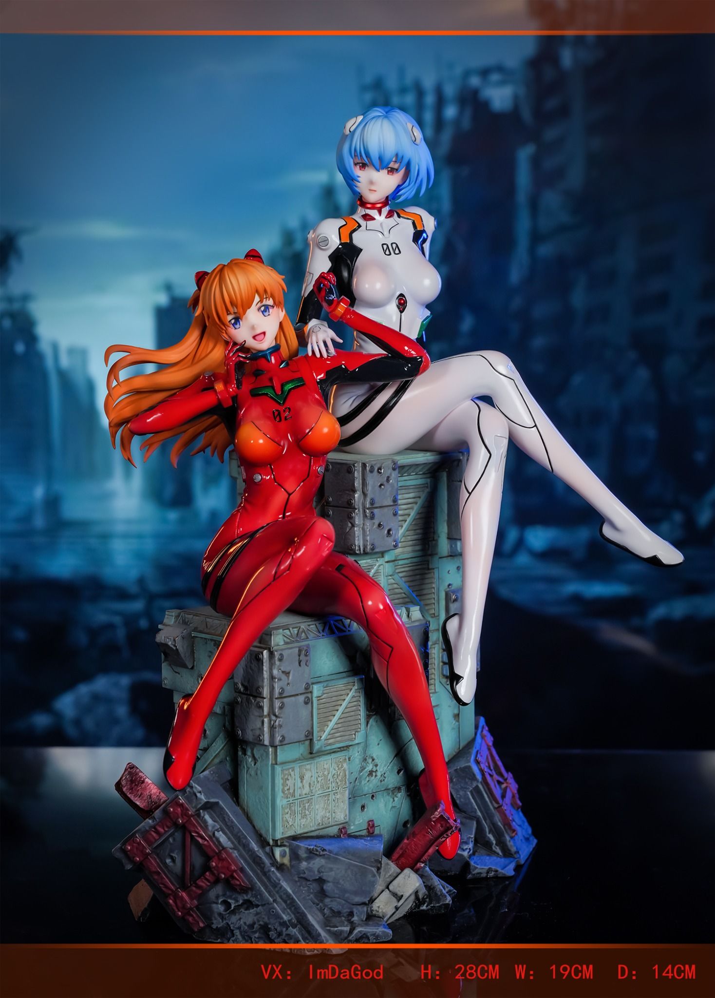  Asuka Langley & Ayanami Rei - Evangelion - BQ Studio 