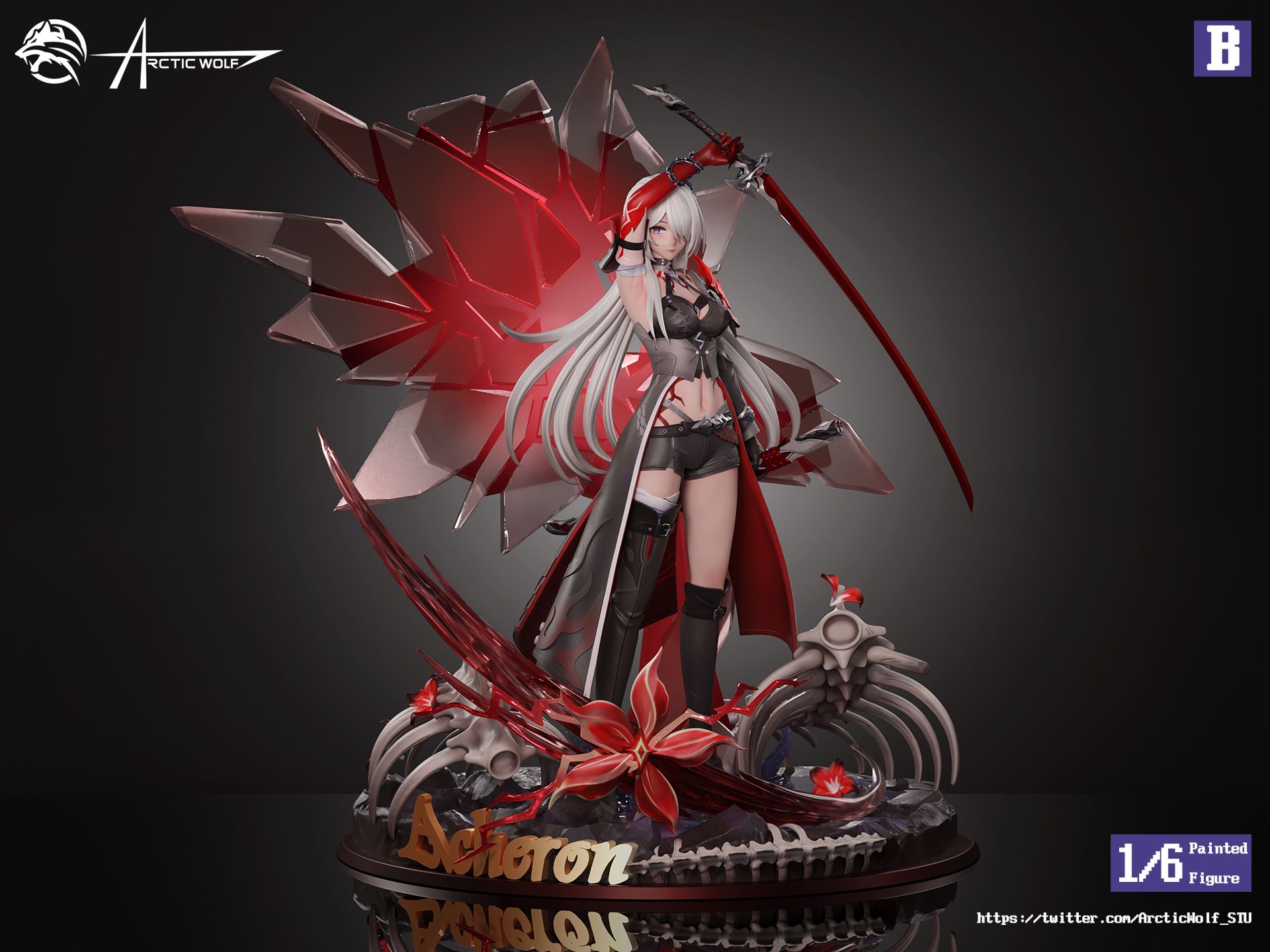 Figurine Honkai Star Rail Huang Quan / Acheron 40 Cm – PVC Collection 2024