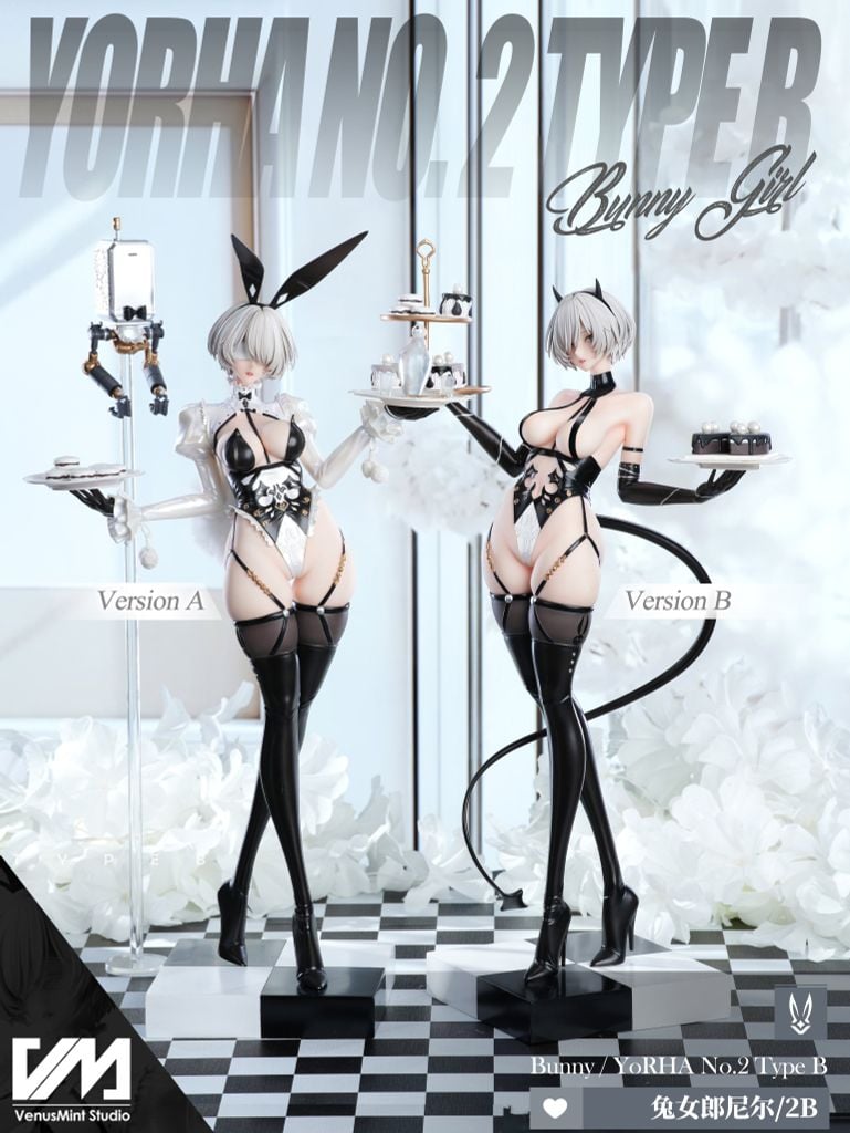  2B Bunny illustration by Dishwashers 1910 - Nier Automata - Venus Mint Studio 