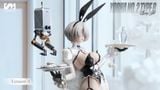  2B Bunny illustration by Dishwashers 1910 - Nier Automata - Venus Mint Studio 