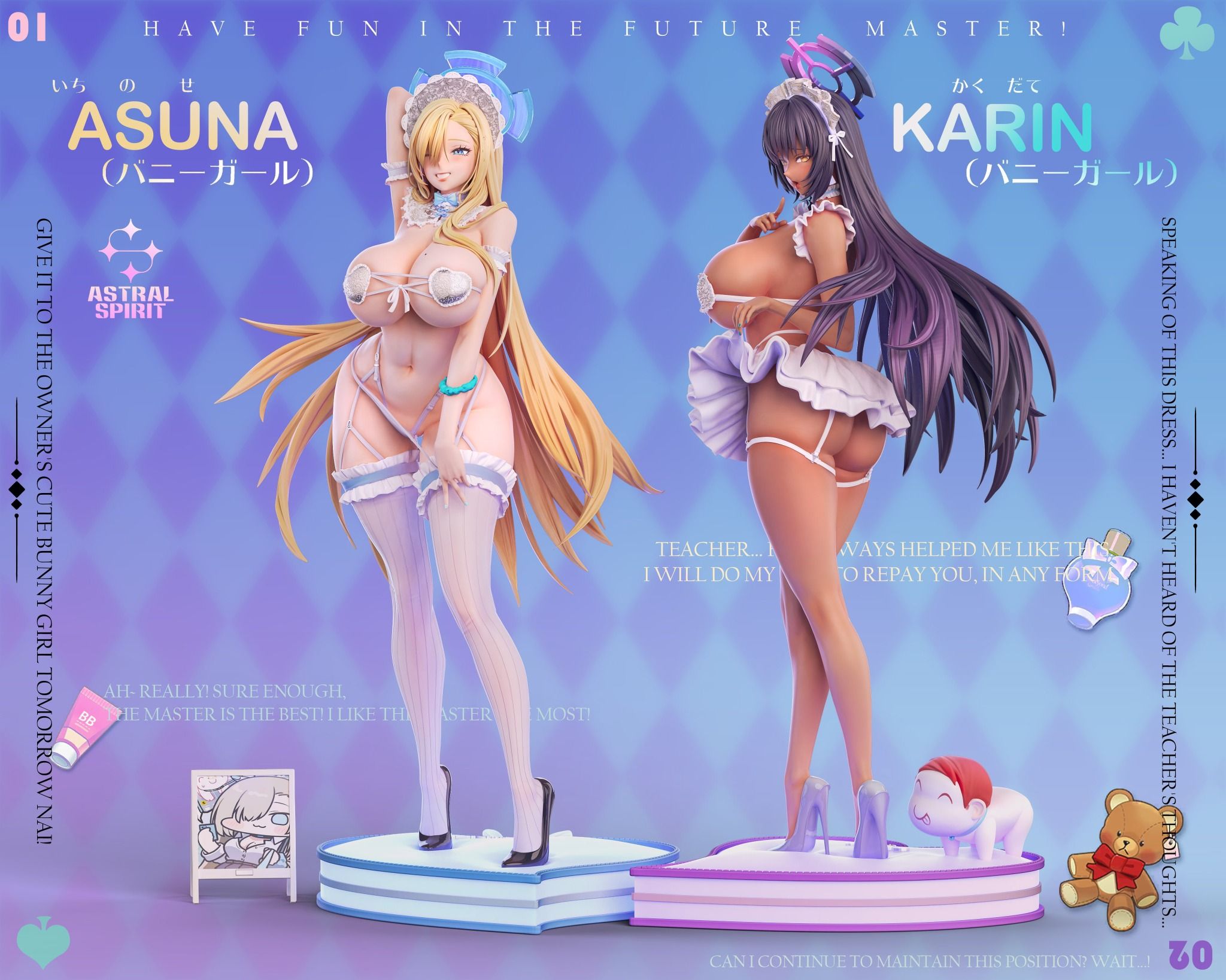  Ichinose Asuna & Kakudate Karin - Blue Archive - Astral Spirit Studio 