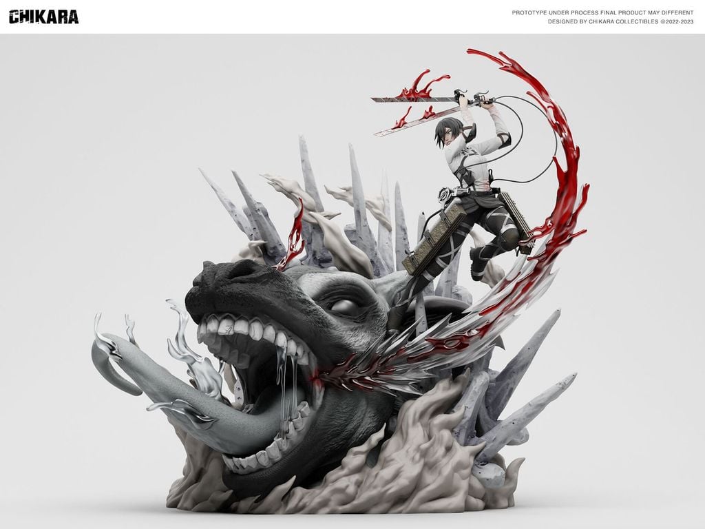  Mikasa & Armin - Attack on Titan final season - Chikara Studio 