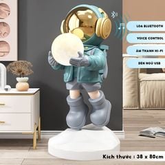 [Order] Đồ decor - Tượng phi hành gia cầm đèn, có loa bluetooth