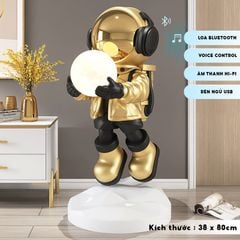 [Order] Đồ decor - Tượng phi hành gia cầm đèn, có loa bluetooth