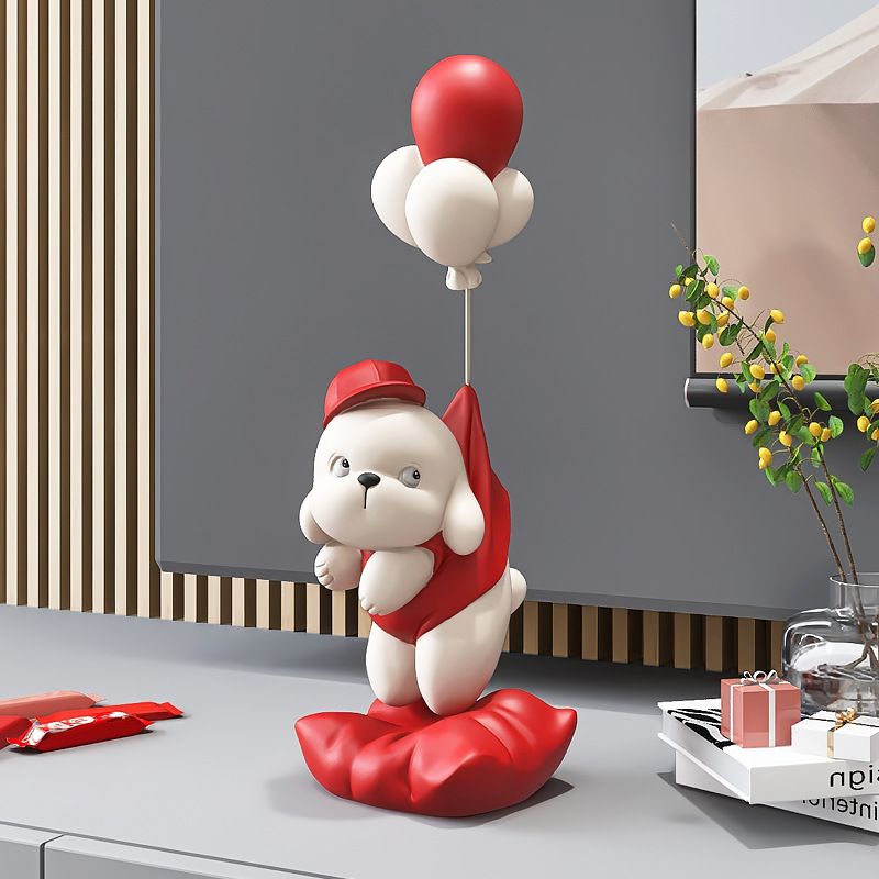 [Order] Quà tặng tân gia - tượng cún decor phòng khách