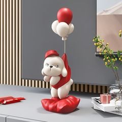 [Order] Quà tặng tân gia - tượng cún decor phòng khách