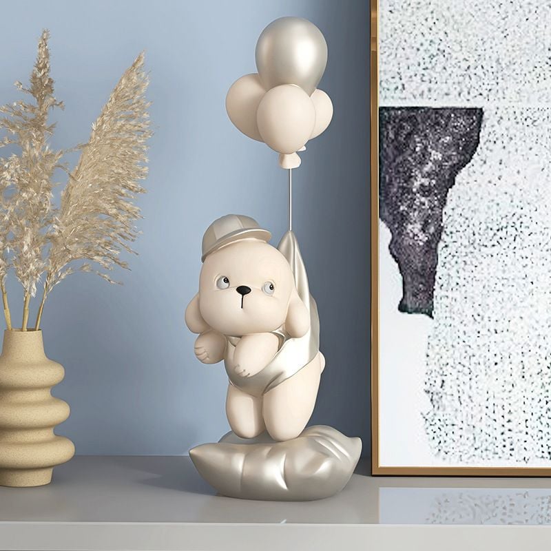 [Order] Quà tặng tân gia - tượng cún decor phòng khách