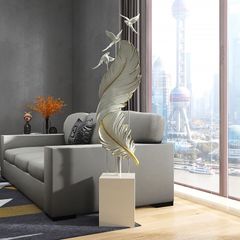[Order] Đồ decor phòng khách - Tượng Lông Anh Vũ