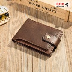 Ví nam nhỏ gọn, ví da bò thật CEC267