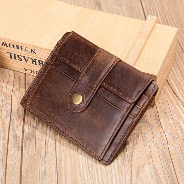 Ví nam nhỏ gọn da bò thật CEC270