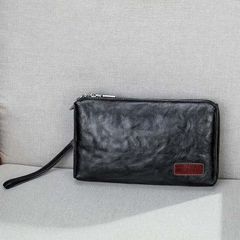 [Order] Ví nam cầm tay, vì dài da bò thật CEC171