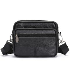 [Order[ Túi đeo chéo nam da bò thật lớp 1