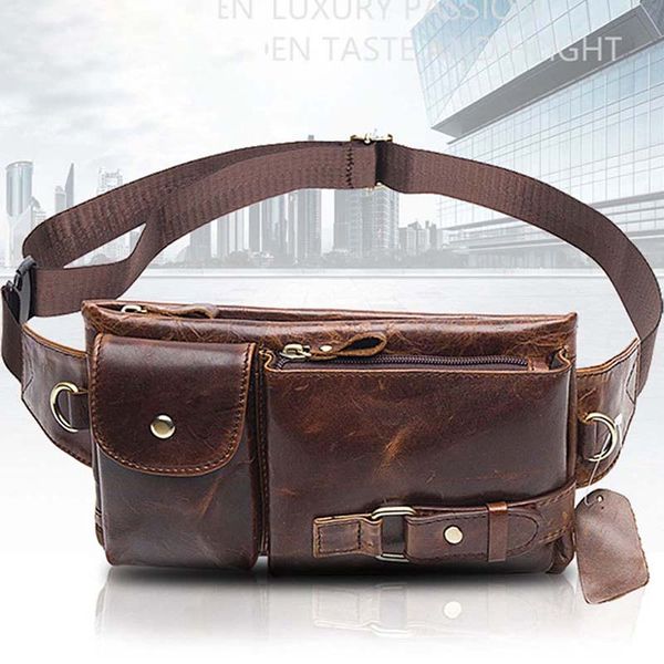 [Order] Túi đeo bao tử nam da bò thật CEC243
