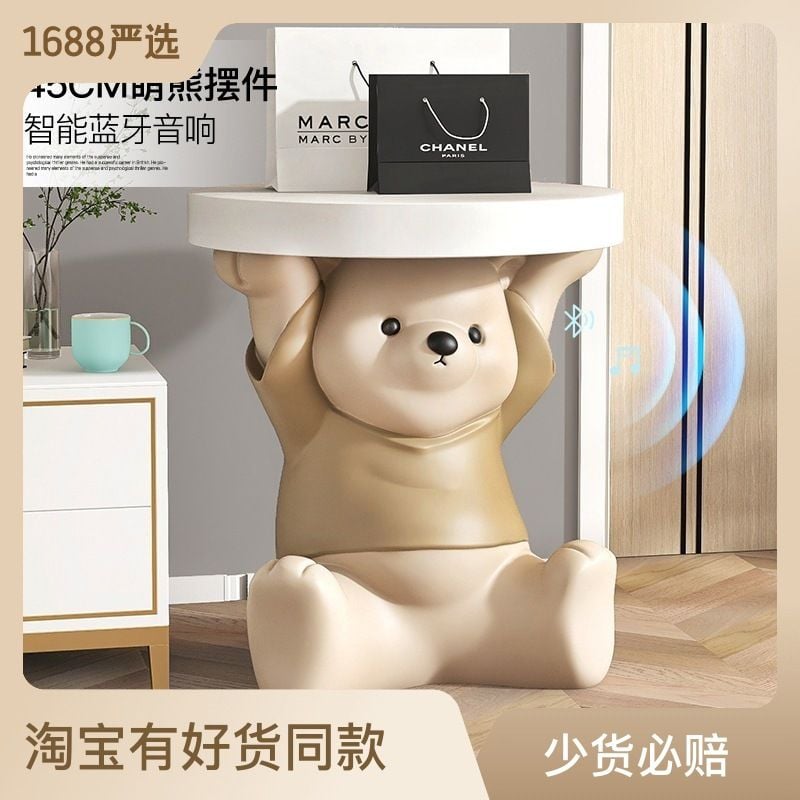 [Order] Trang trí phòng ngủ - Khay decor, tab đầu giường gấu
