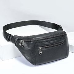 [Order] Túi đeo trước ngực, túi đeo bụng da thật CEC220