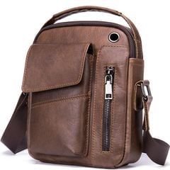 [Order] Túi đeo chéo nam da bò thật, túi đựng ipad CEC027