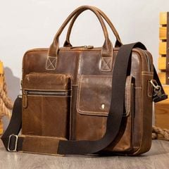 [Order] Cặp da nam công sở, cặp đựng laptop da thật CEC154
