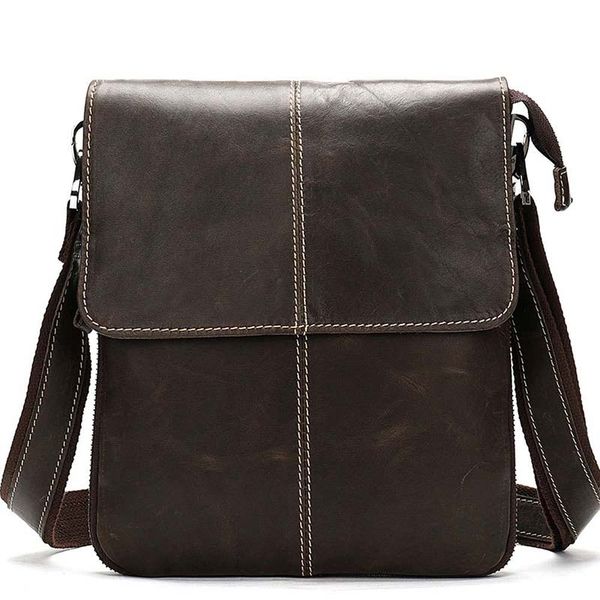 [Order] Túi đeo chéo nam, túi đựng ipad da bò thật lớp 1 CEC077