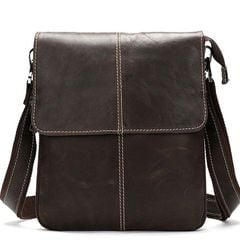 [Order] Túi đeo chéo nam, túi đựng ipad da bò thật lớp 1 CEC077