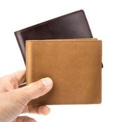 Ví nam nhỏ gọn, ví da bò thật CEC260