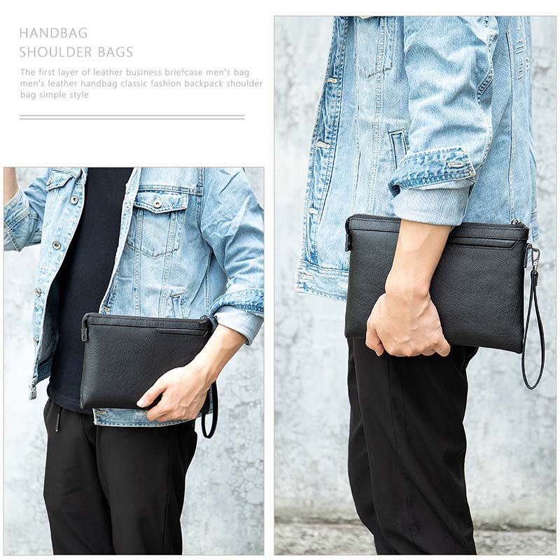 [Order] Ví da nam cao cấp, ví dài da bò thật lớp 1 CEC179