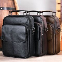 [Order] Túi đeo chéo nam, túi đựng ipad da bò thật CEC021