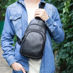 [Order] Túi đeo chéo ngực nam da thật CEC035