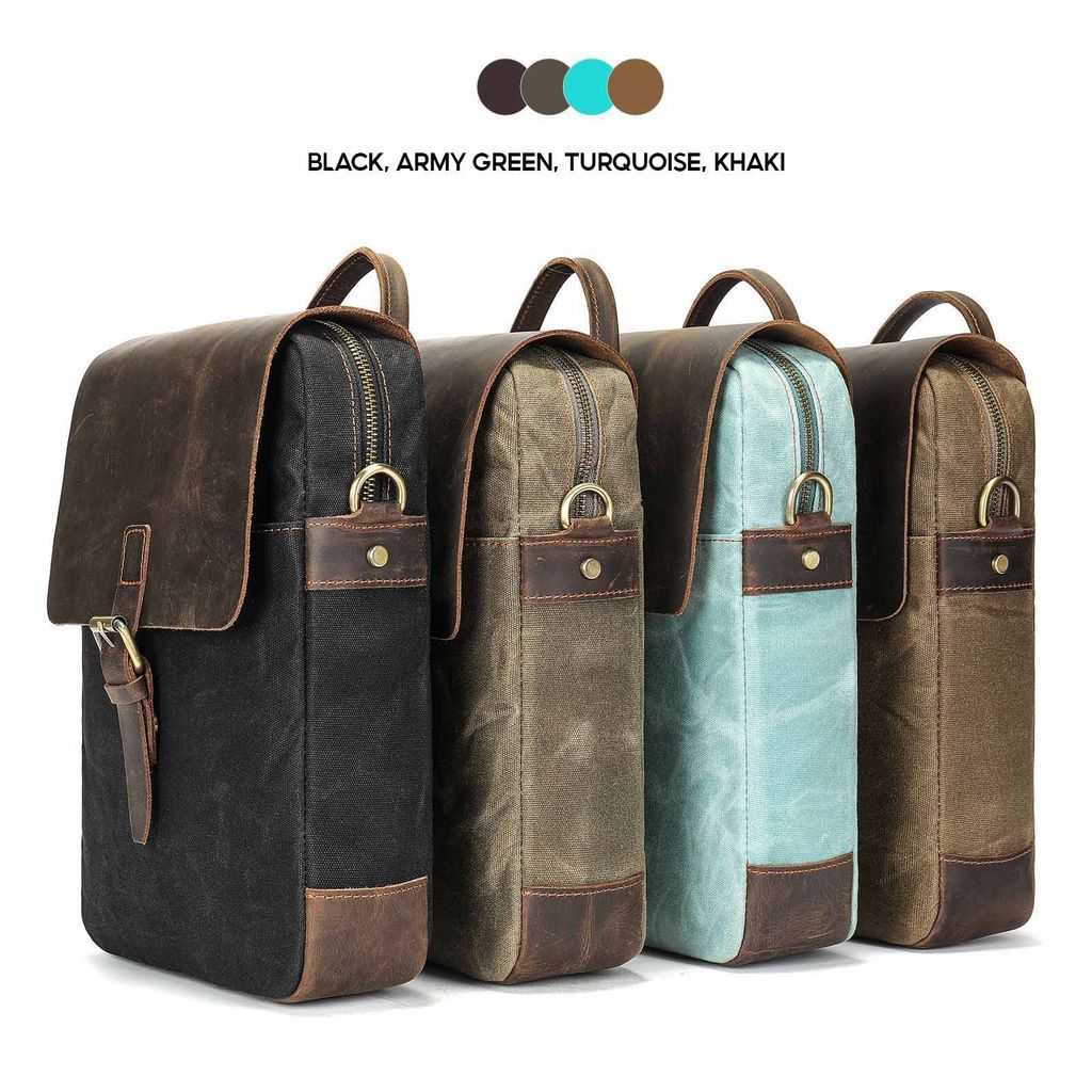 [Order] Túi đeo chéo nam da ngựa sáp, túi đựng ipad CEC056