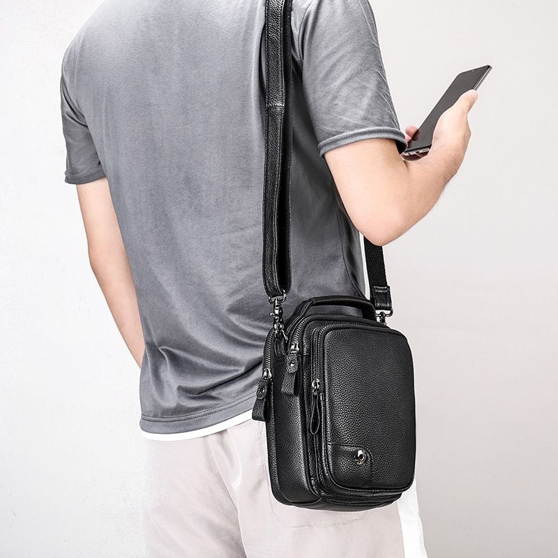 [Order] Túi đeo chéo nam da thật phong cách Hàn Quốc CEC085