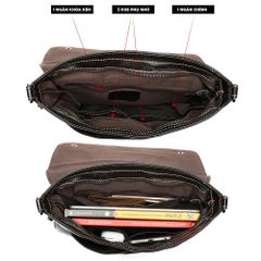 [Order] Túi đeo chéo nam da thật phong cách cổ điển CEC083