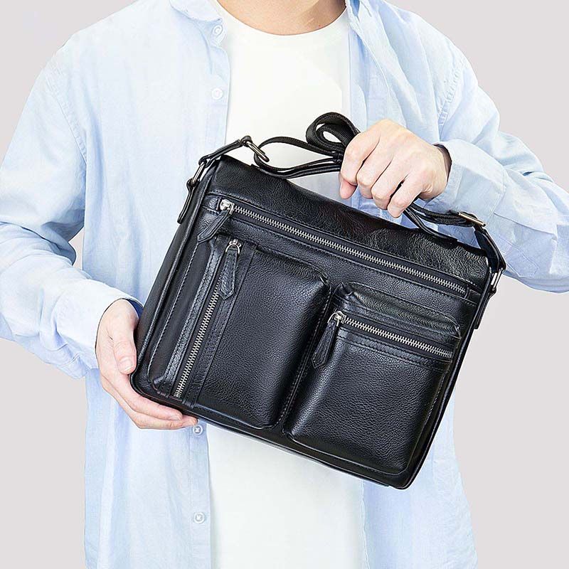 [Order] Túi da đeo chéo, túi đựng ipad da thật CEC144