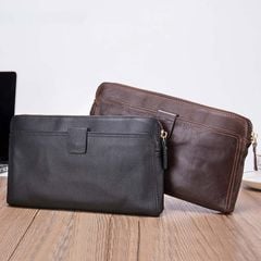 [Order] Ví da nam cầm tay, ví dài nam da thật CEC162