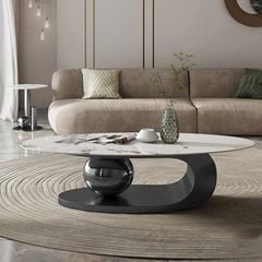 [Order] Bàn cafe bầu dục theo phong cách tối giản của Ý